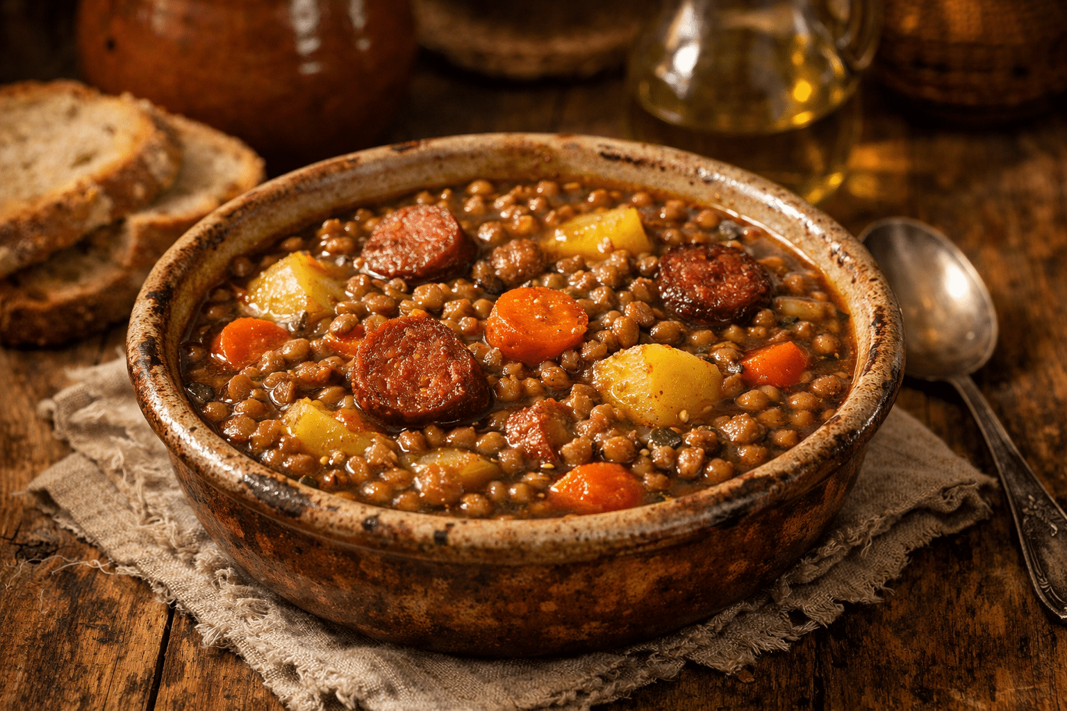 Spanish Lentil Stew Recipe
