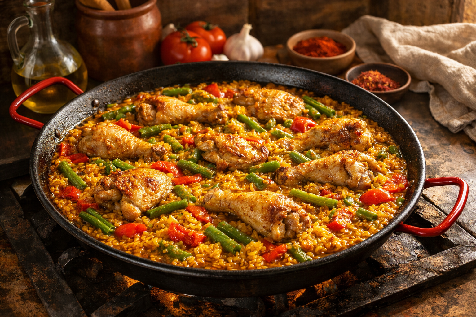 Simmer until the rice is tender