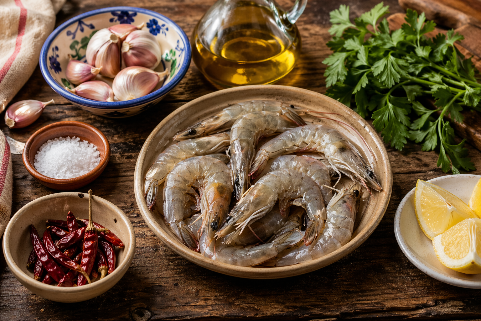 Ingredients for This Gambas al Ajillo Recipe