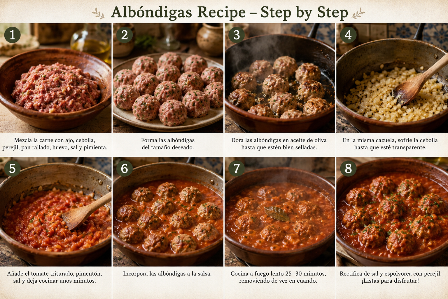 albóndigas recipe