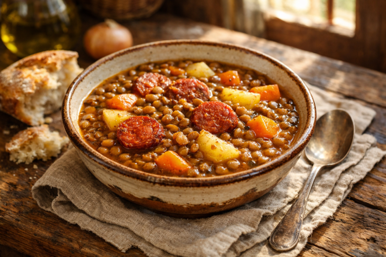Spanish Lentil Stew Recipe