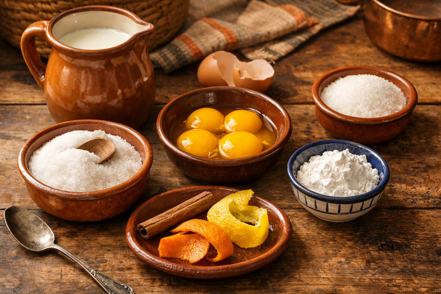 Ingredients for This Crema Catalana Recipe