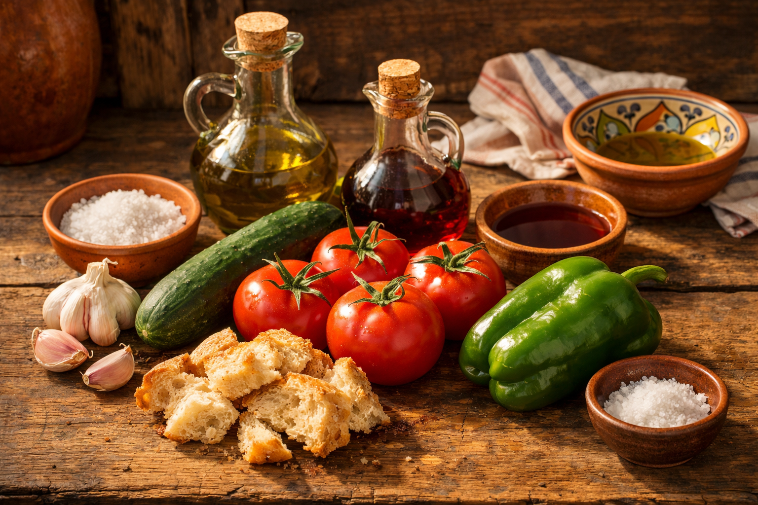 Ingredients for This Gazpacho Recipe