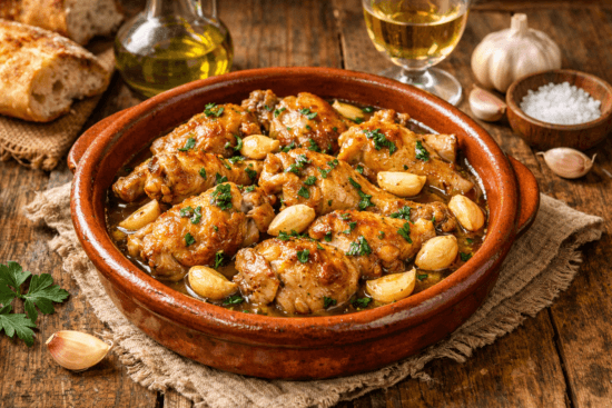 pollo al ajillo recipe