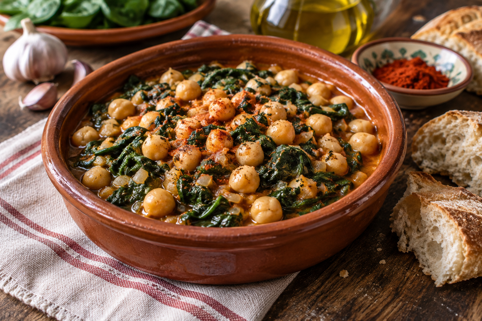 Espinacas con Garbanzos Recipe