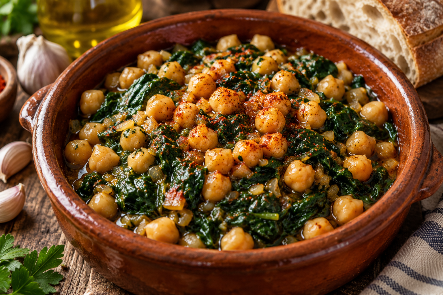 Espinacas con Garbanzos Recipe