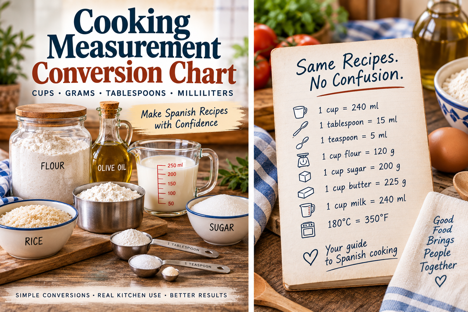 Cooking Measurement Conversion Chart