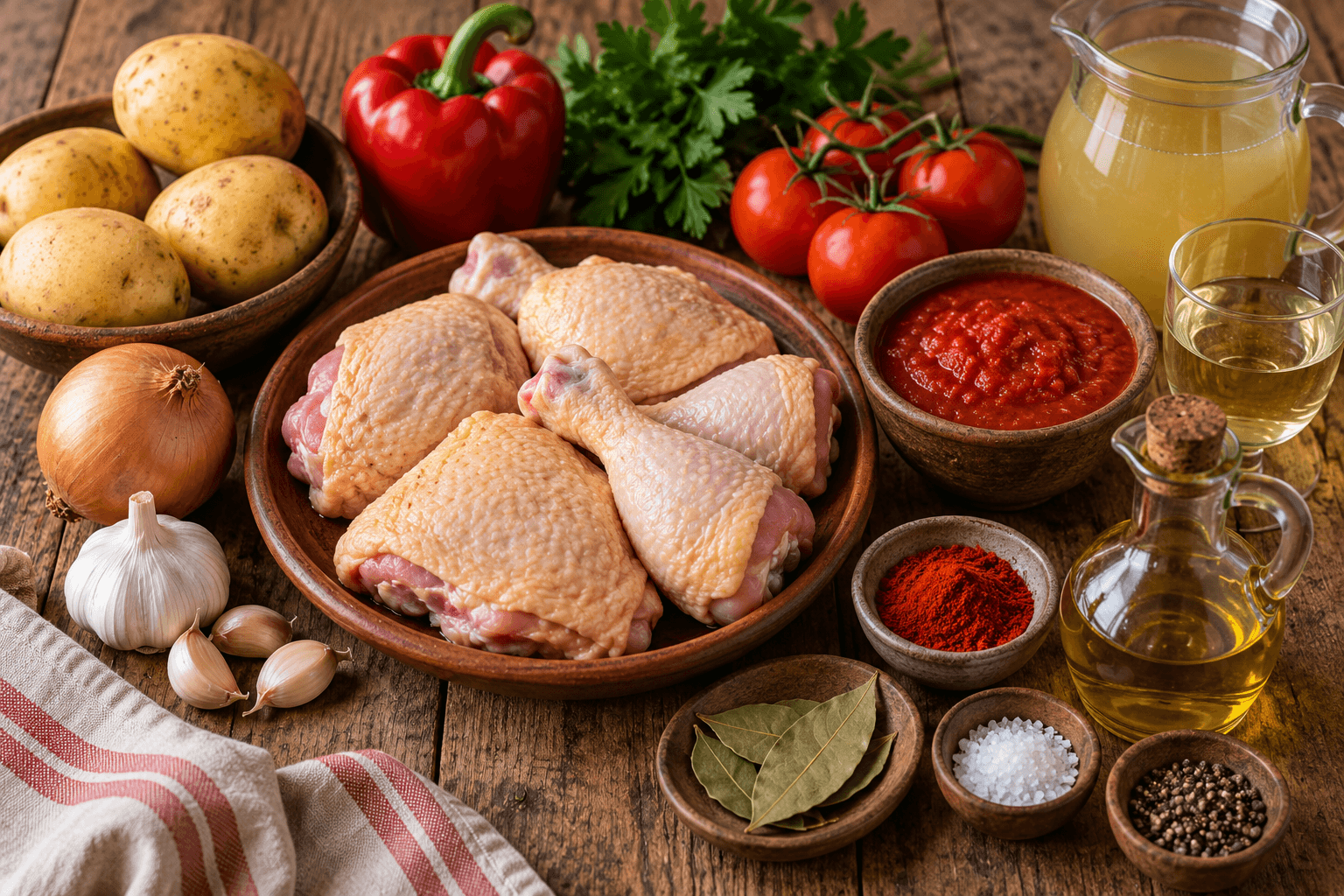 Spanish Chicken Stew.